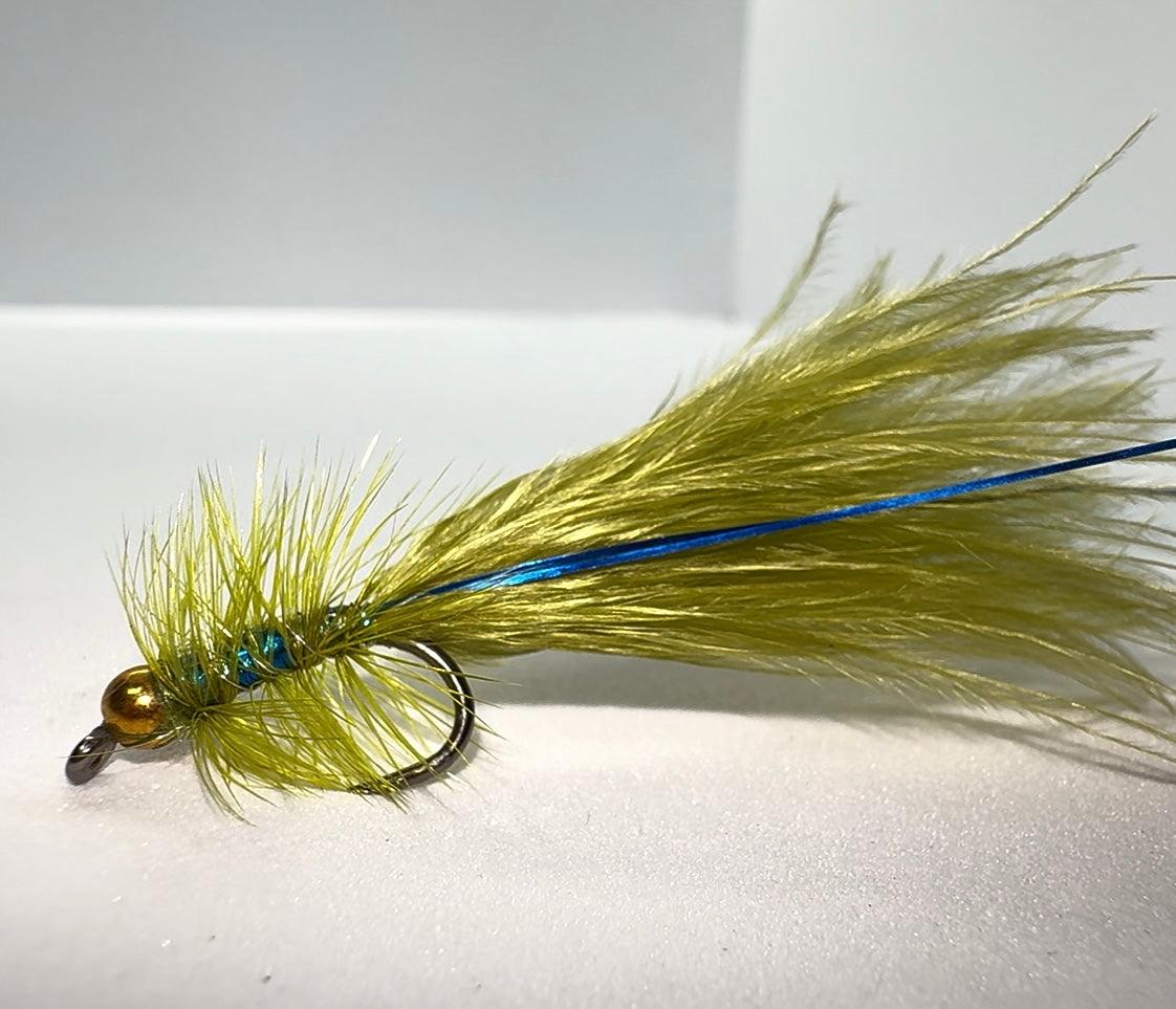 Blue Flash Damsel (Gold Head)