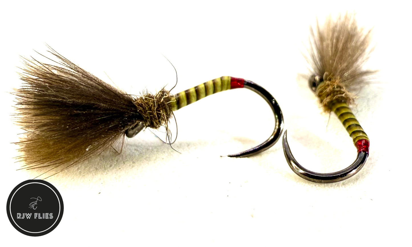 RJW Red Tag - Stripped Quill Yellow Owl