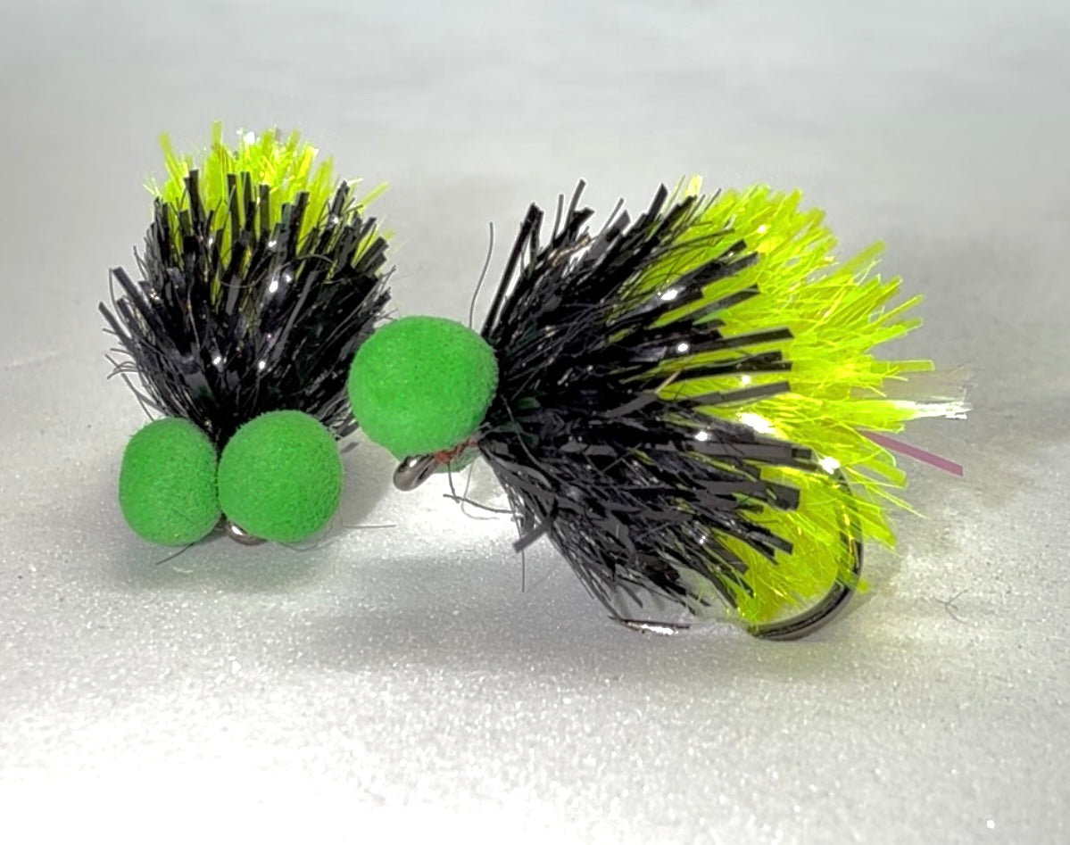 Black and Green Blob Booby
