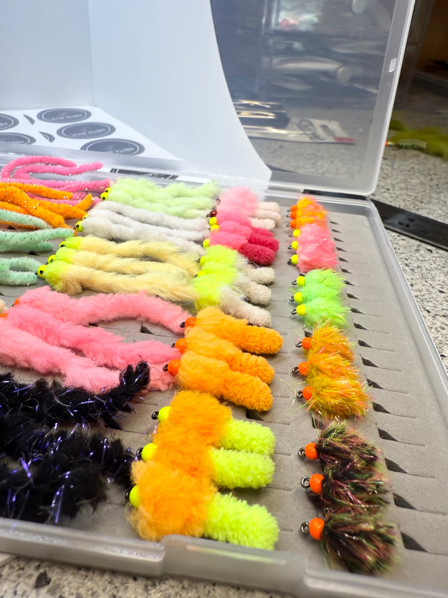 RJW Ultimate Worm and Egg Fly Selection Box – 75 Flies