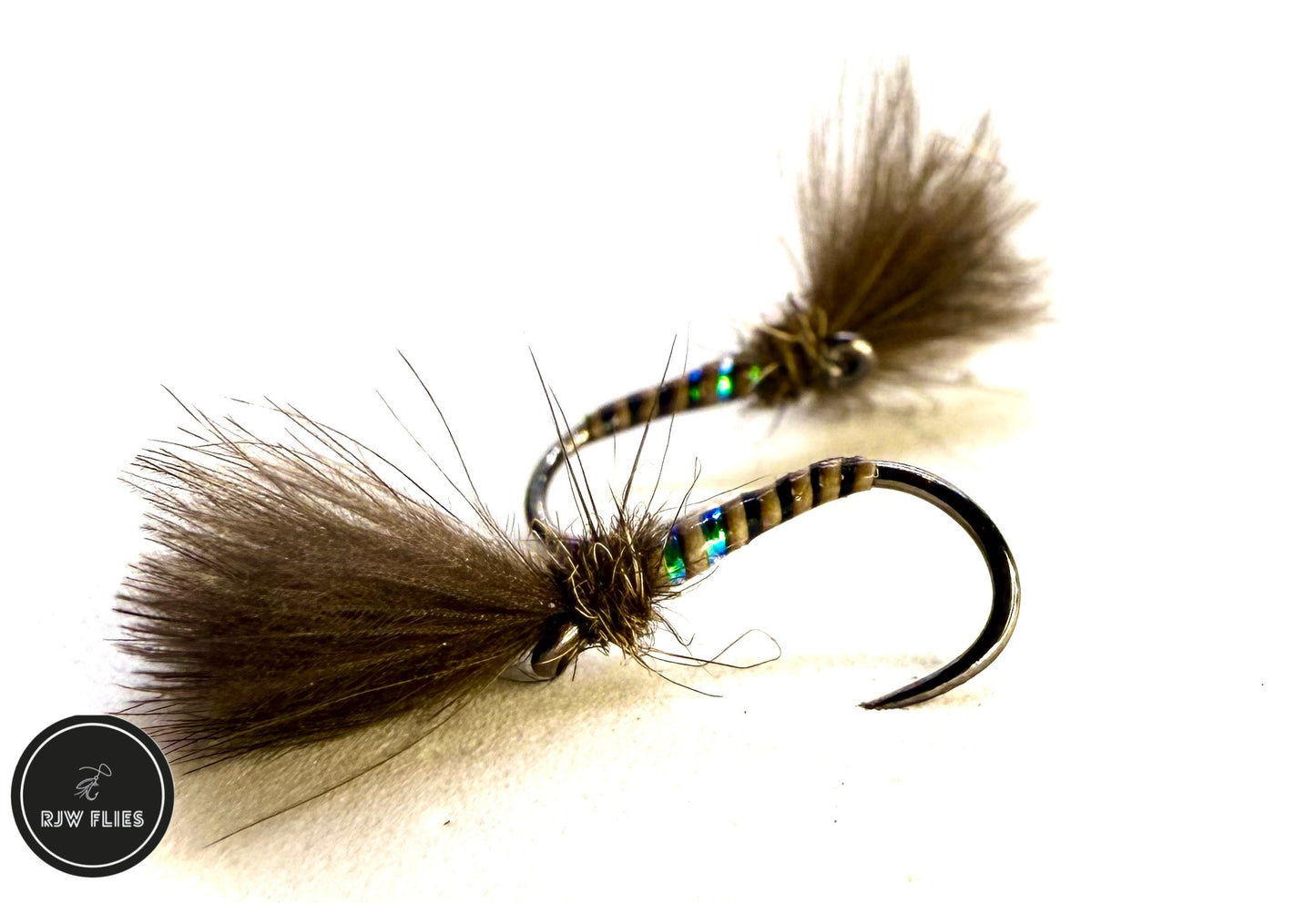 RJW Natural Stripped Quill & Mirage Flash