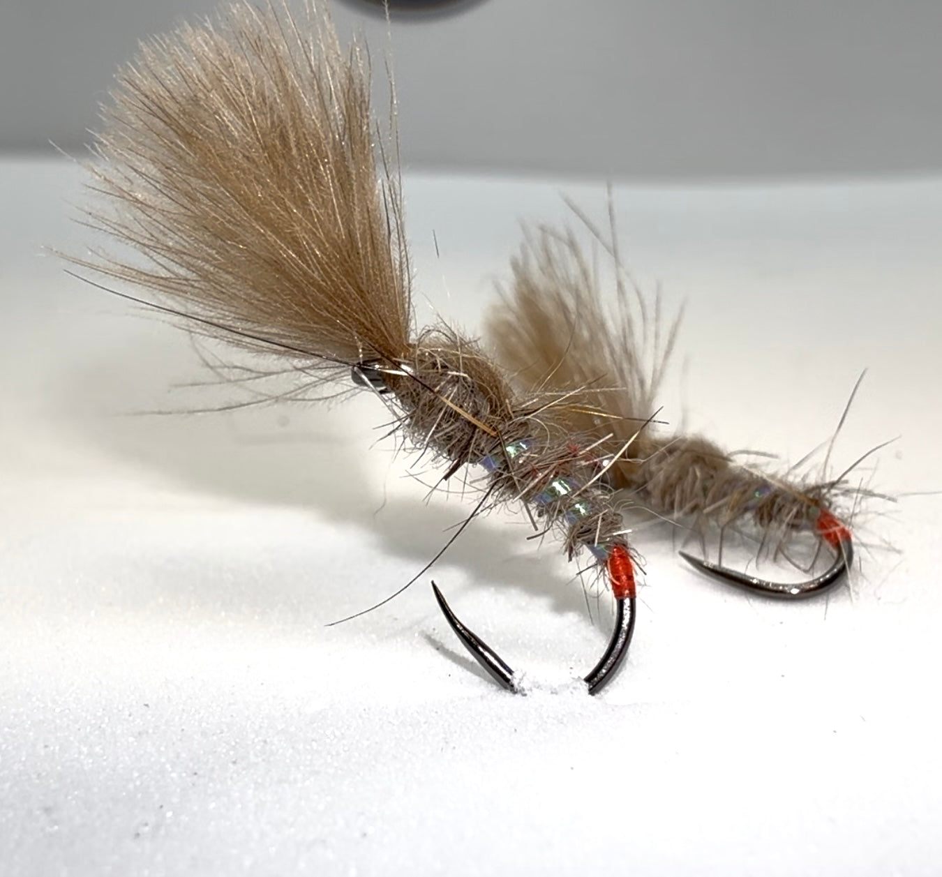 Orange Tag Pearly Hairs Ear Shuttlecock