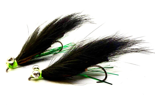 Black and Green Mini Snake - Size 10