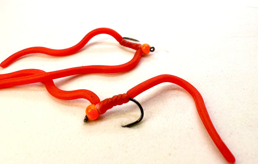 Red Squirmy Worm