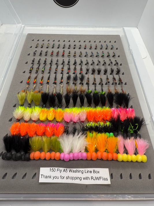 150 Fly A5 Washing Line Box