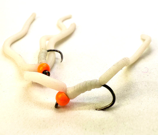 White Squirmy Worm