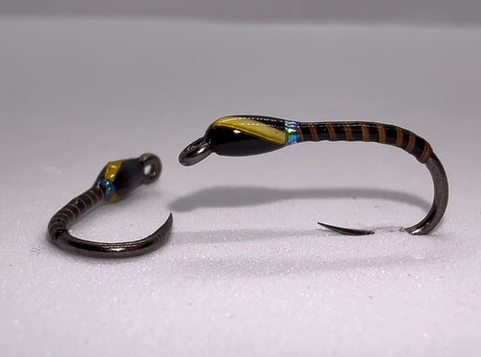 Sunburst Cheek / Pearl Stripped Quill Buzzer