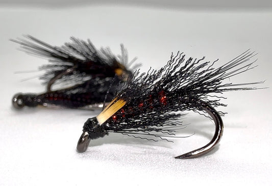 Black Organza Diawl Back With JC