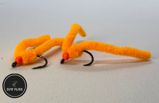 RJW Orange Chenille Worm