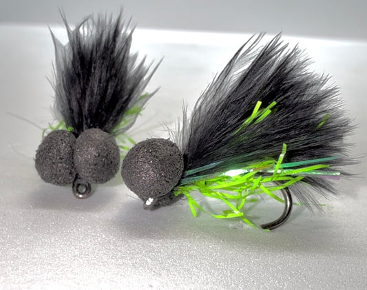 Black and Green Neon Straggle Booby