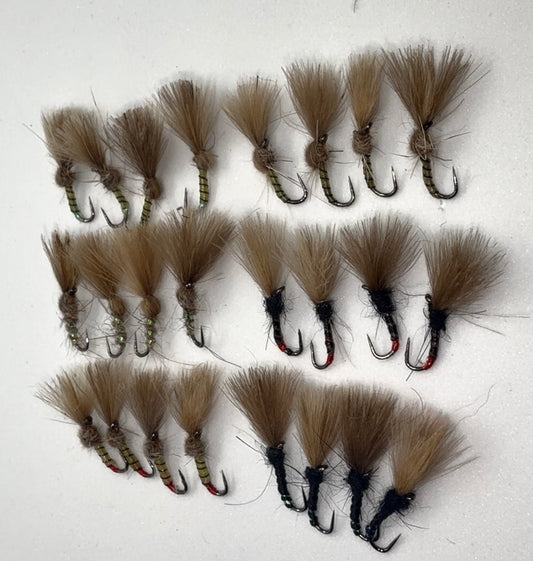 Size 18 Shuttlecock Selection (24 Flies)