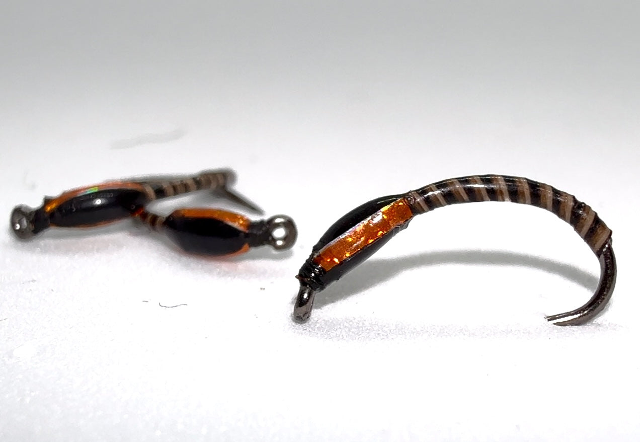 Orange Holographic Quilled Buzzer