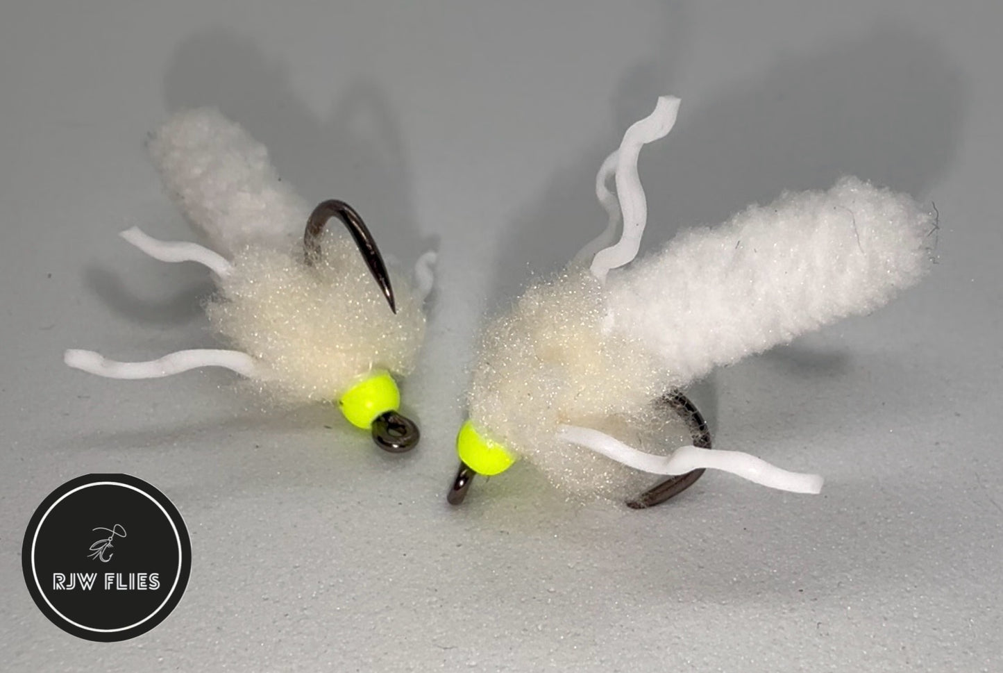 RJW White & Biscuit Leggy Mop Fly