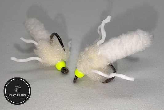 RJW White & Biscuit Leggy Mop Fly