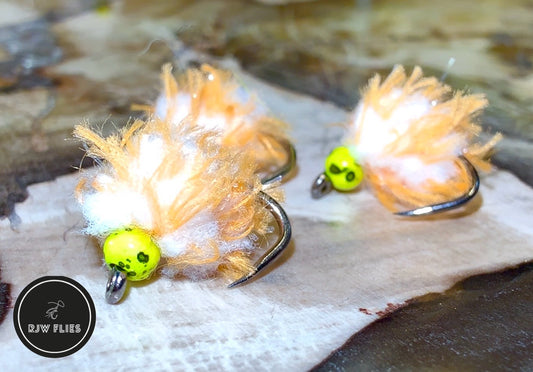 RJW Atomic Orange Egg #16 (3 Flies Per Pack)