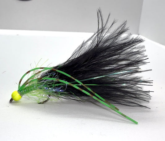 Leggy Black and Green Lure