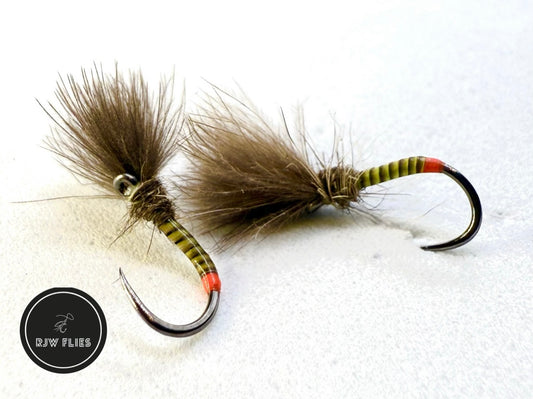 RJW Orange Tag Stripped Quill Yellow Owl