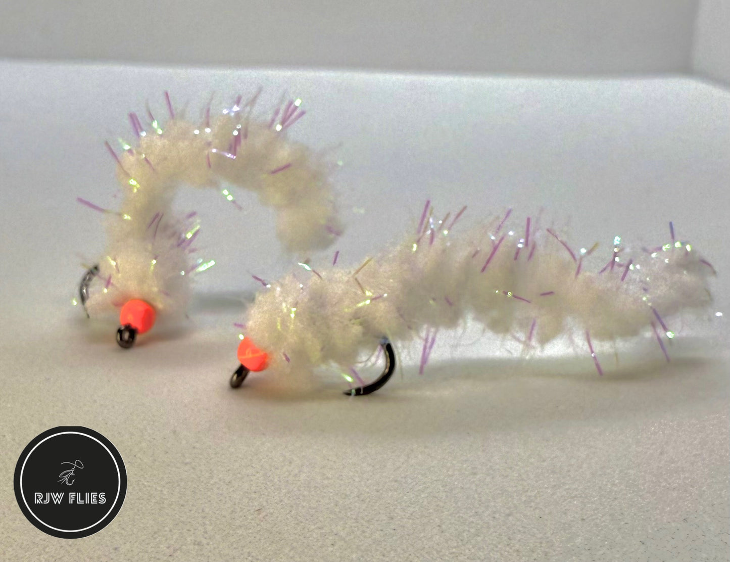 RJW White Shimmer Worm