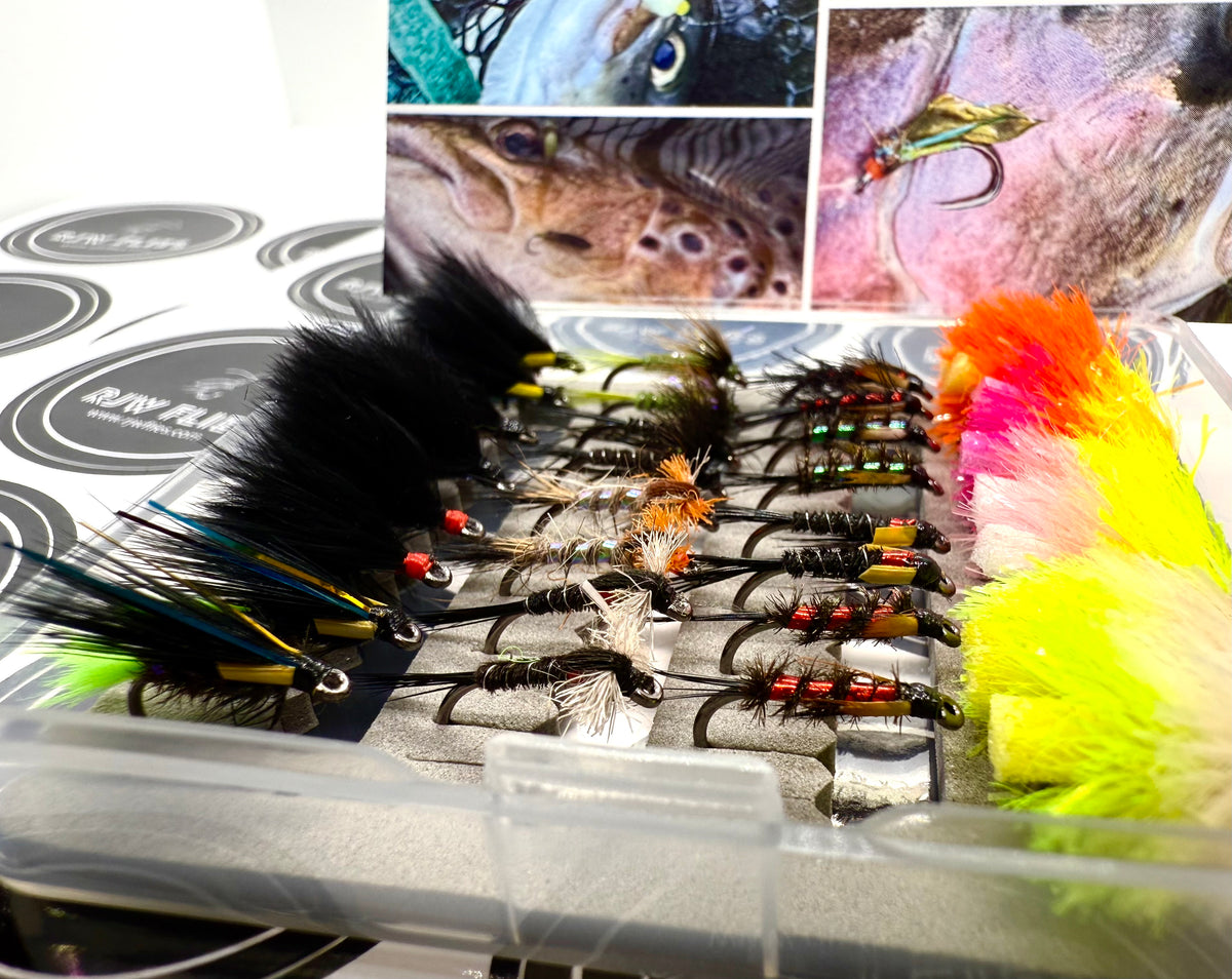 Mini Washing Line Box - 32 Flies
