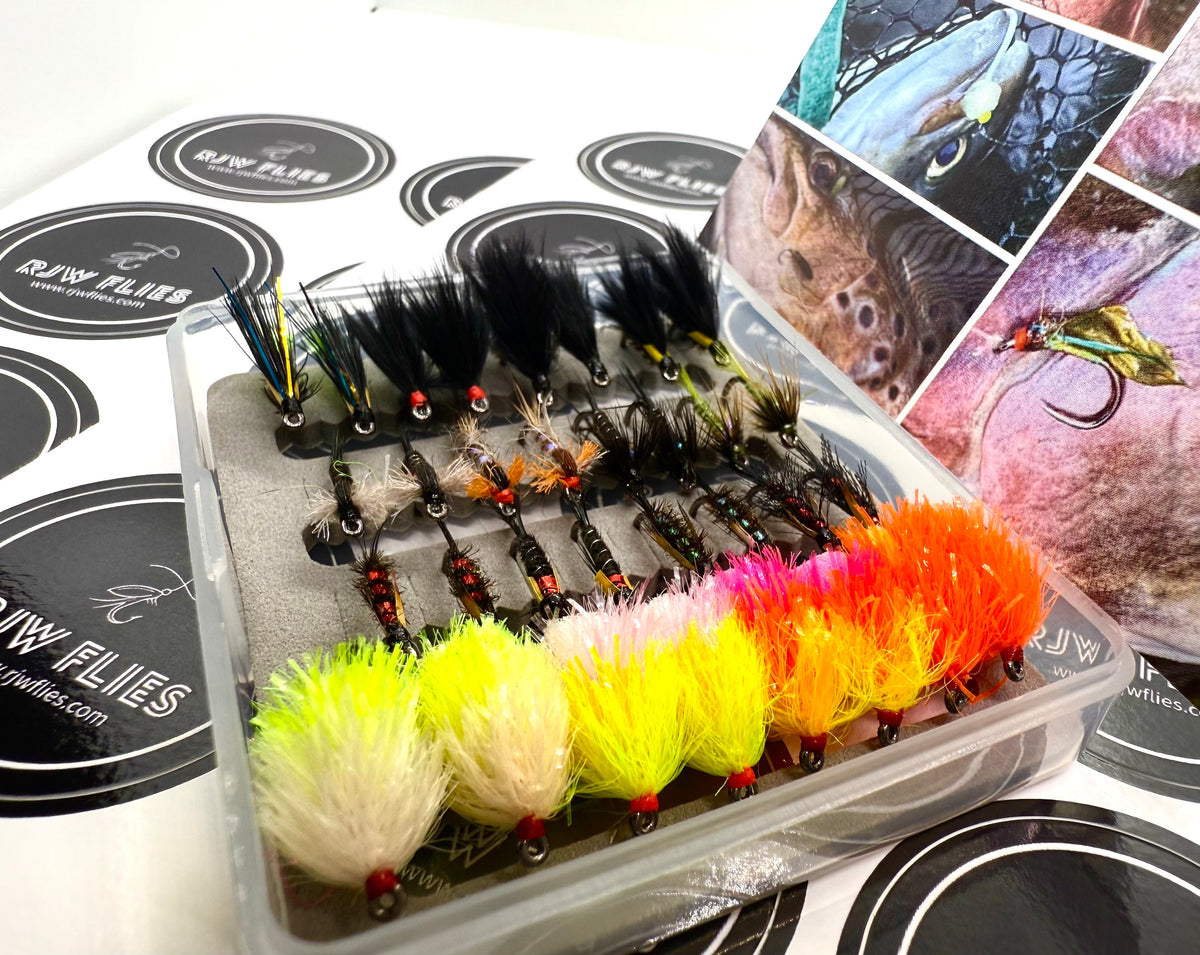 Mini Washing Line Box - 32 Flies
